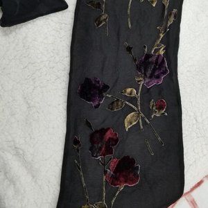 Vintage Silk & Rayon Echo Scarf